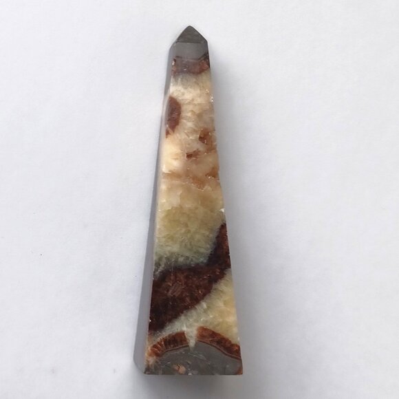 Septarian Stone Obelisk Wand Tower Figurine - Picture 4 of 5